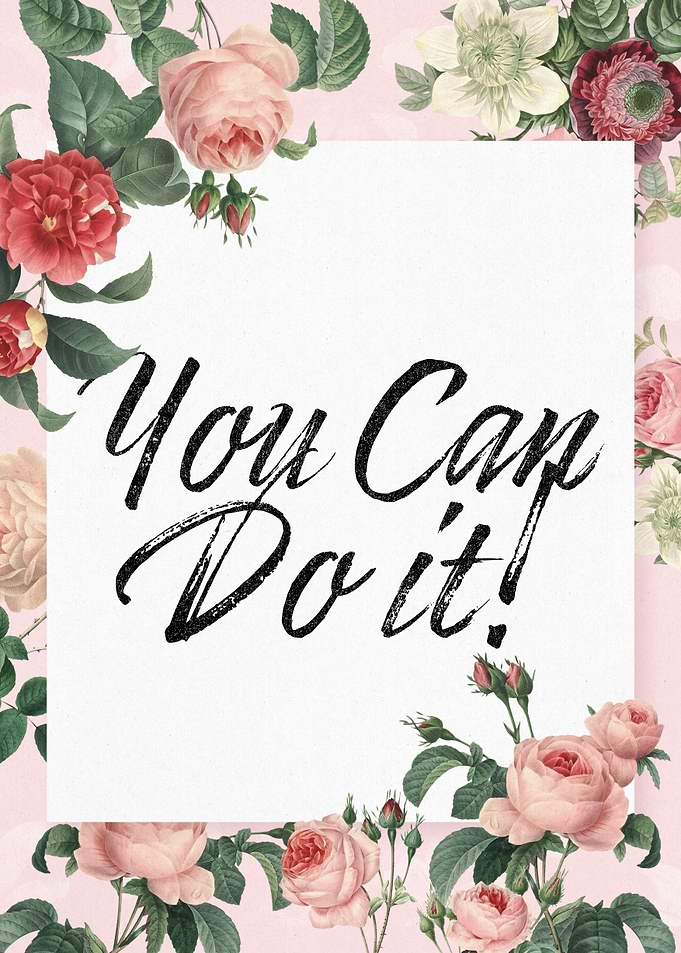 You Can Do It