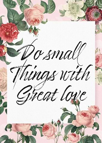 Do Small Things