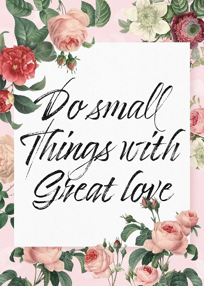 Do Small Things