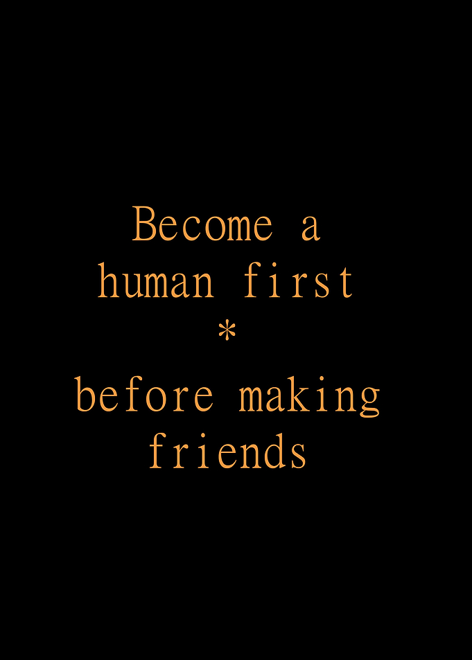 Want friends