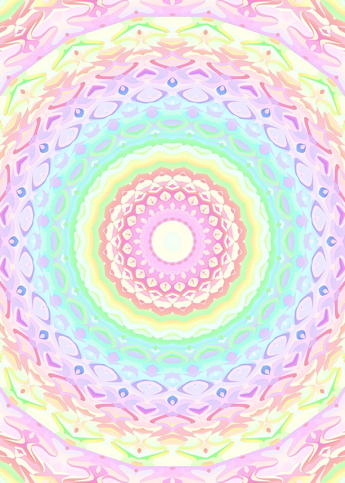 PastelRainbow Kaleidoscope