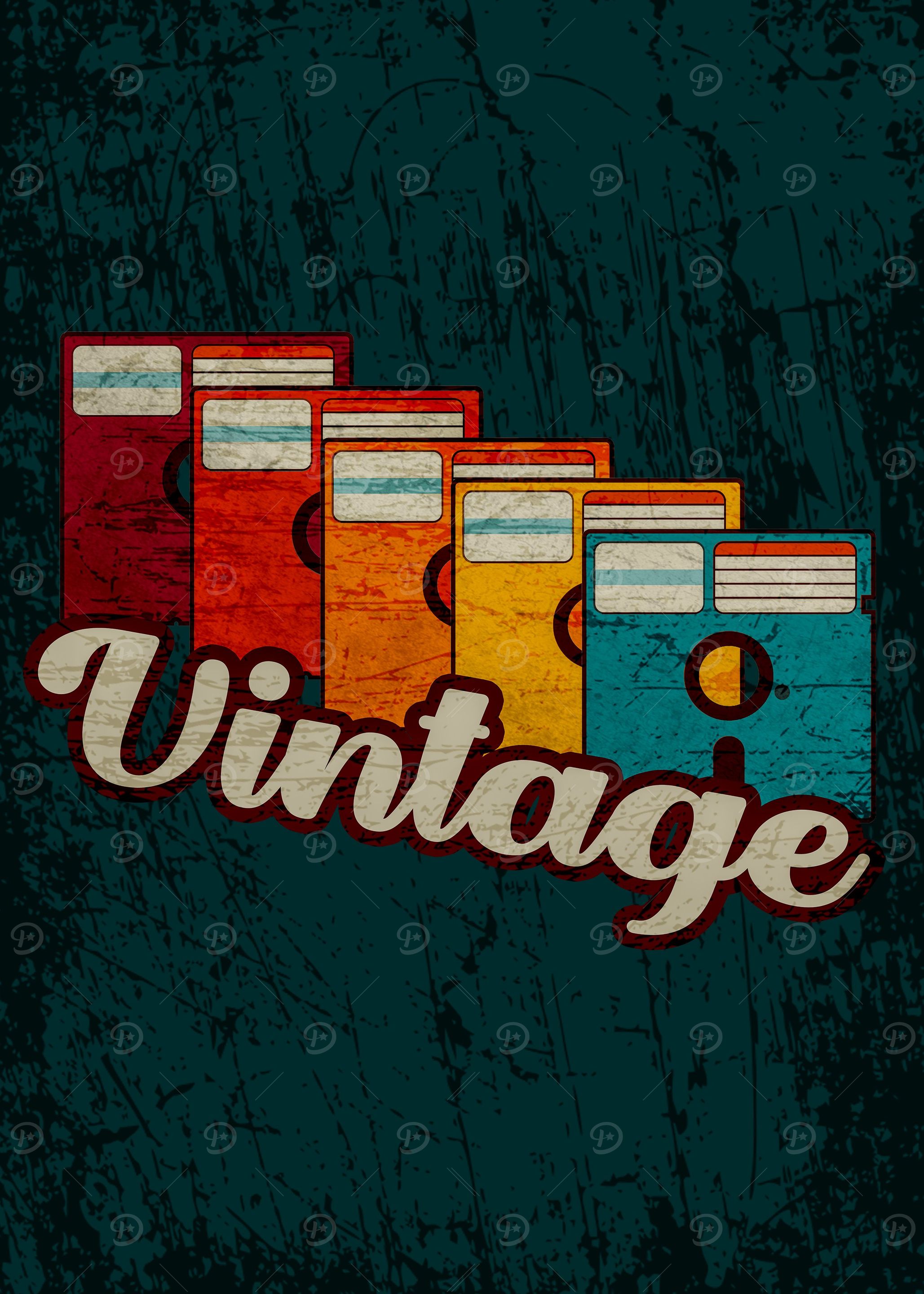 Vintage Retro Disk