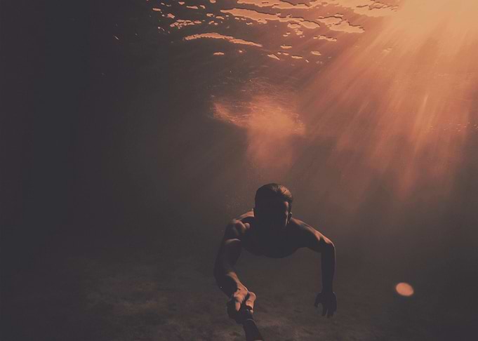 Swimming deep