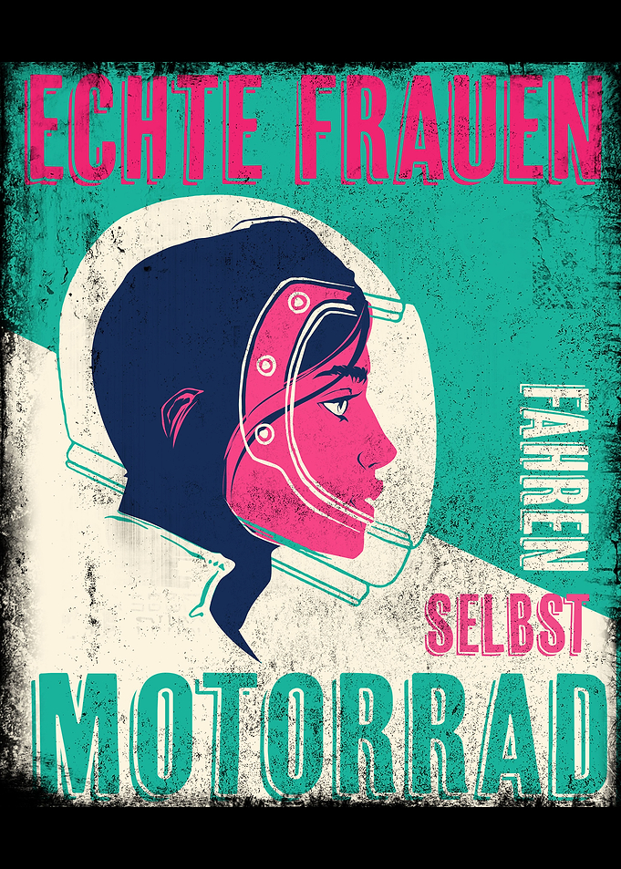 Woman Bike Motorrad German