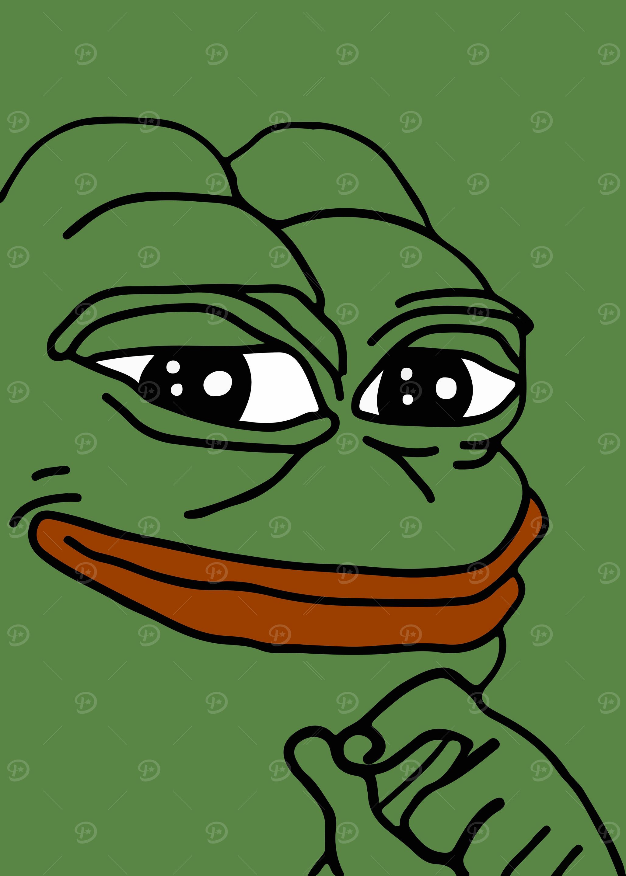 Funny Smug looking Frog