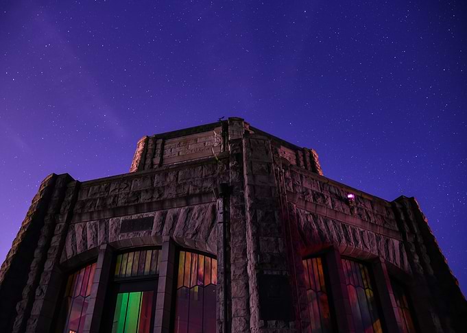 Midnight at Vista House