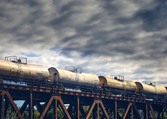Tank Car Bridge Crossing