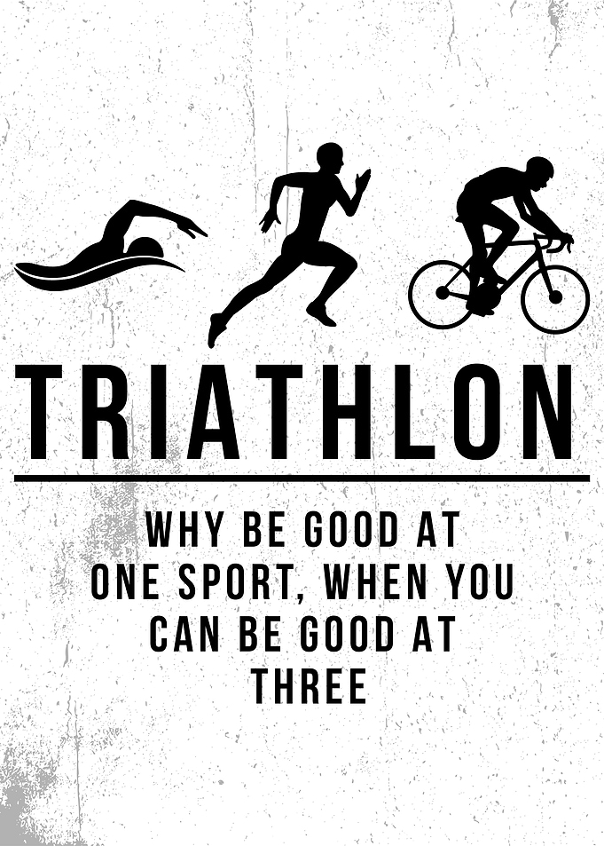 TRIATHLON FUNNY GIFT IDEA