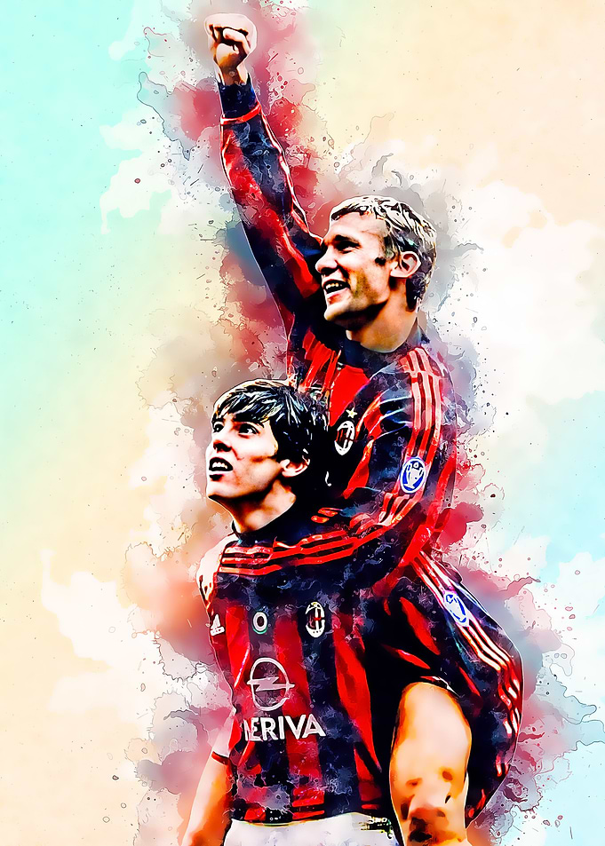 Kaka and Shevchenko
