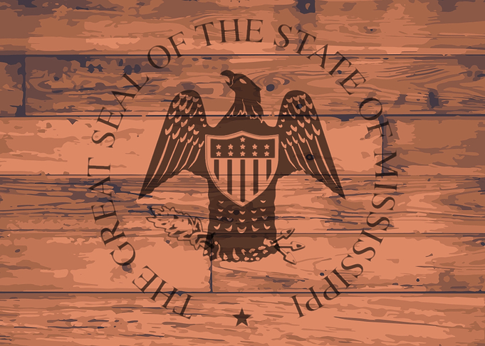 Mississippi State Seal Bra