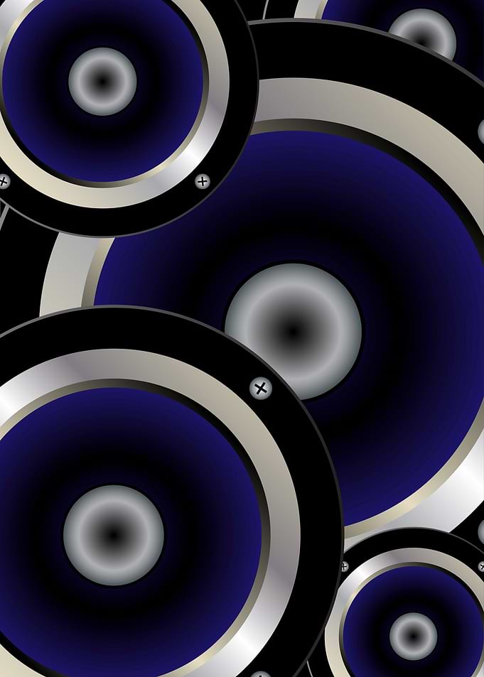 Music Speaker Background