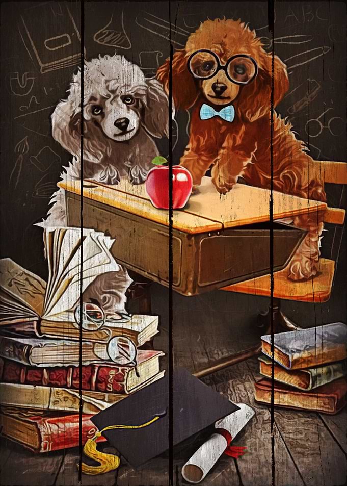 Poodle Art