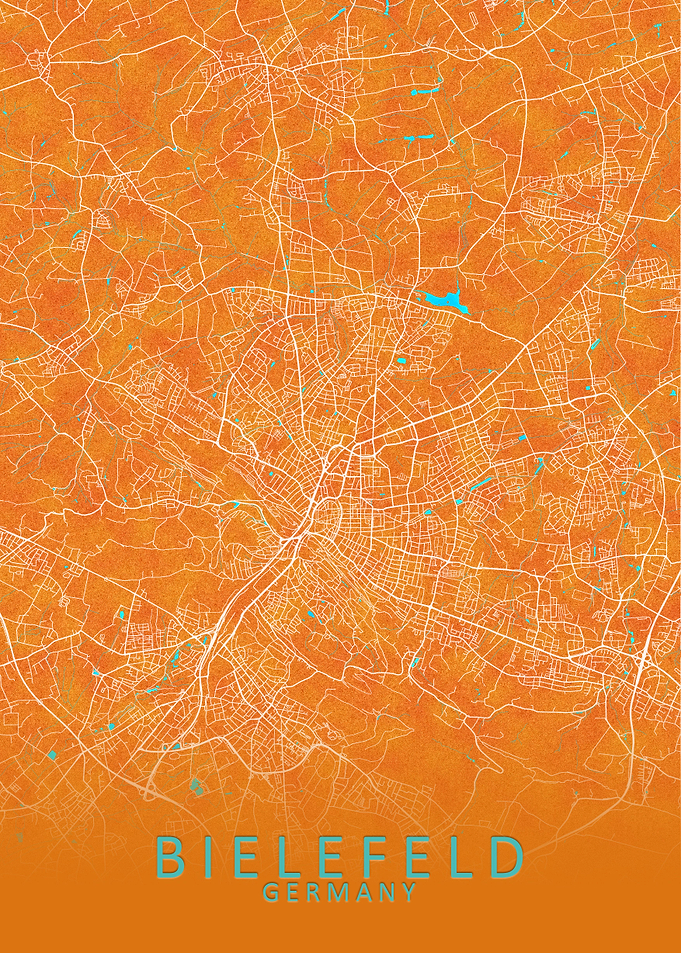 Bielefeld Germany City Map