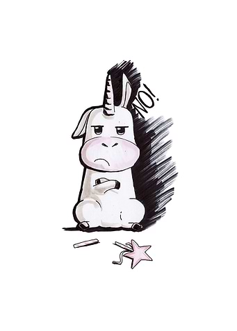 Little angry unicorn