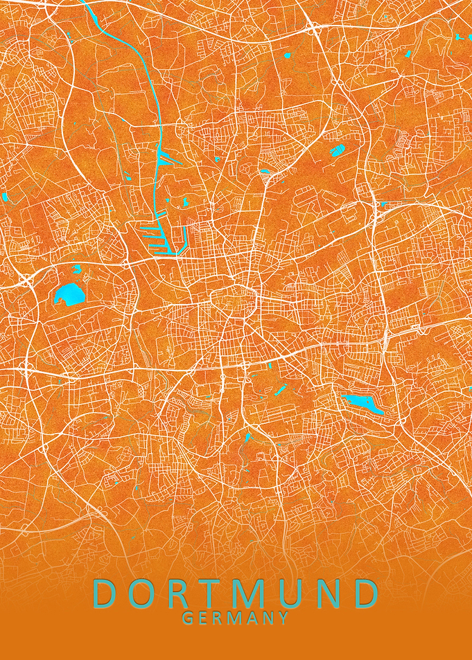 Dortmund Germany City Map