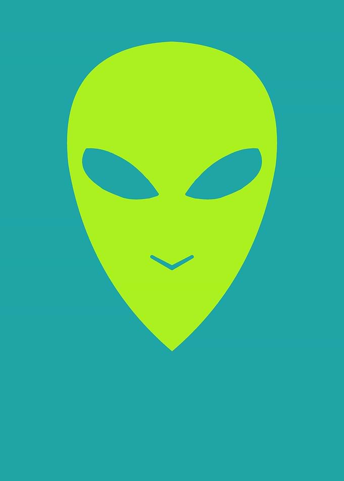 minimalist alien