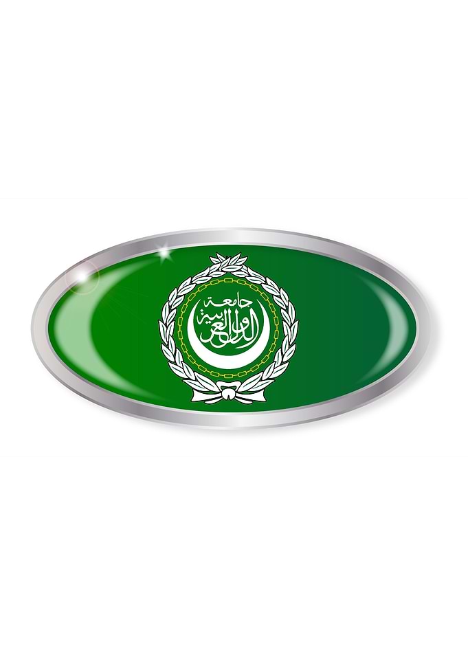 Arab League Flag Button