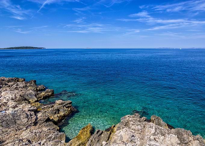 Primosten beach