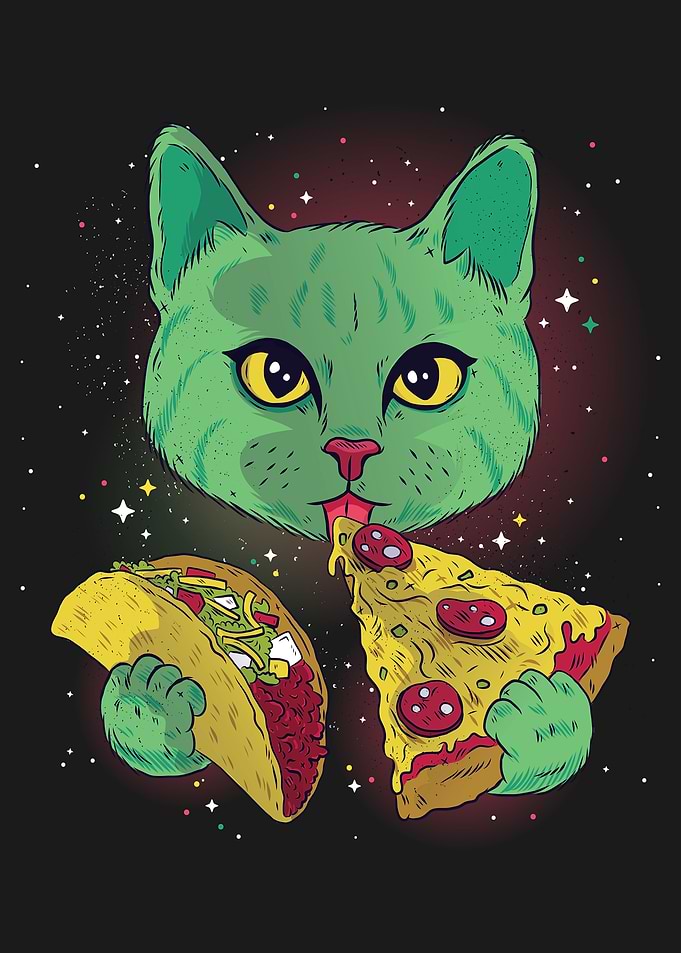 COSMIC CAT TACO PIZZA