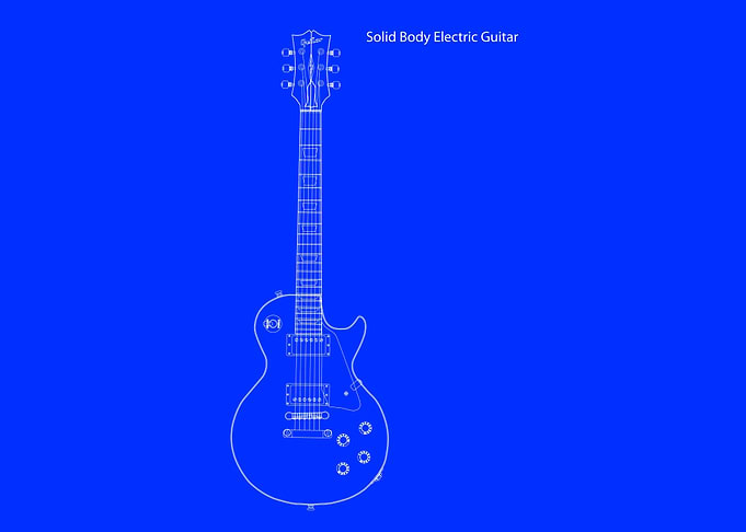 Electric Guitar Blueprint