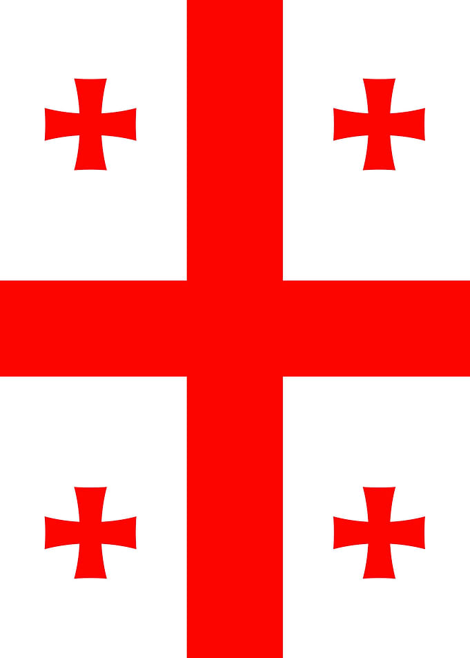 Flag Of Country Of Georgia