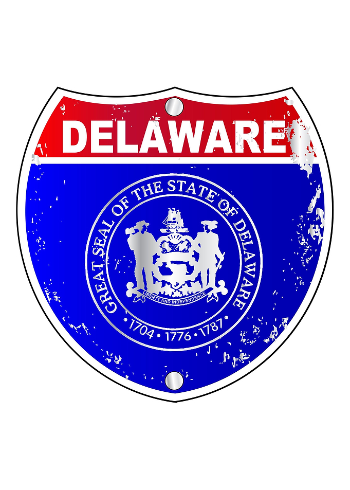 Delaware Interstate Sign