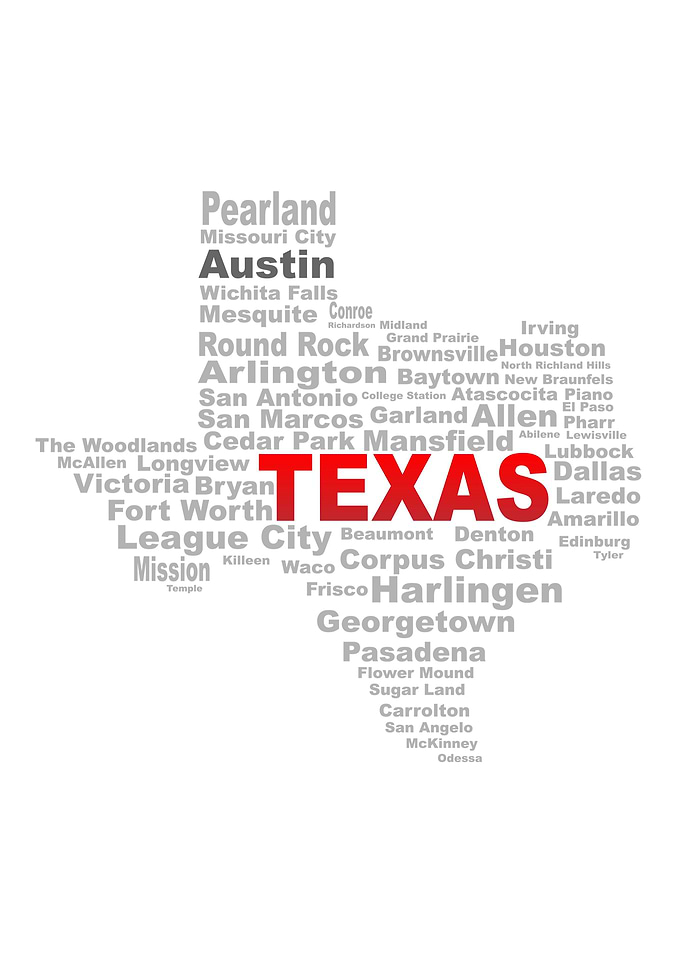 Texas State Word Cloud