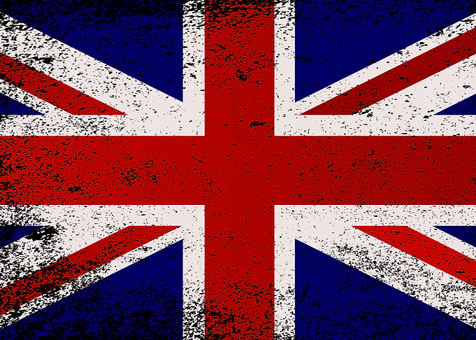 Grunge Union Jack Flag