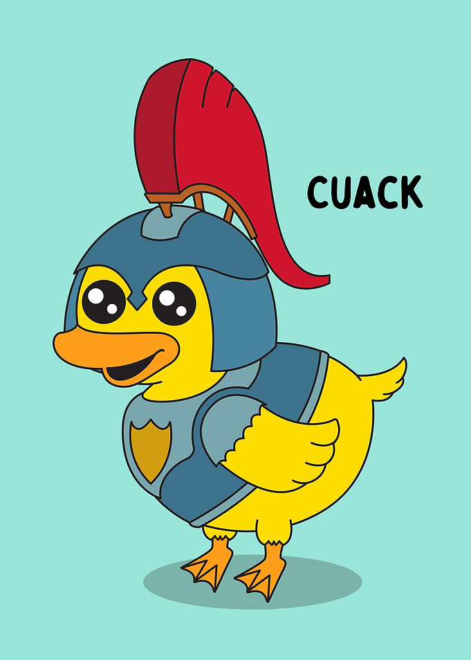 Cute duck
