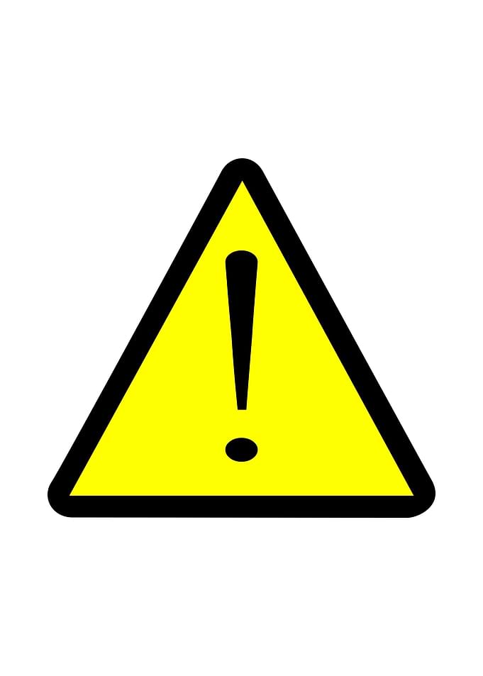 Exclamation Warning Sign
