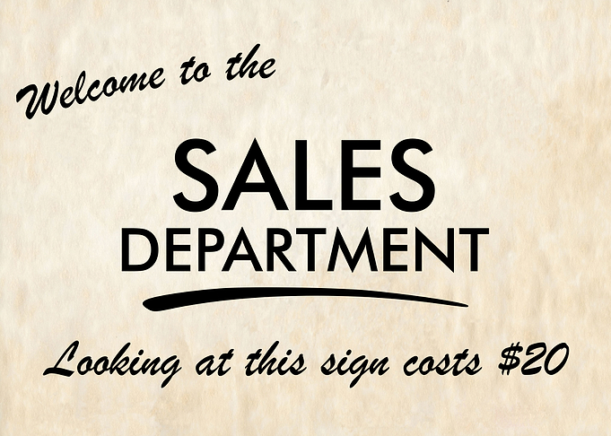 Sales Office Funny