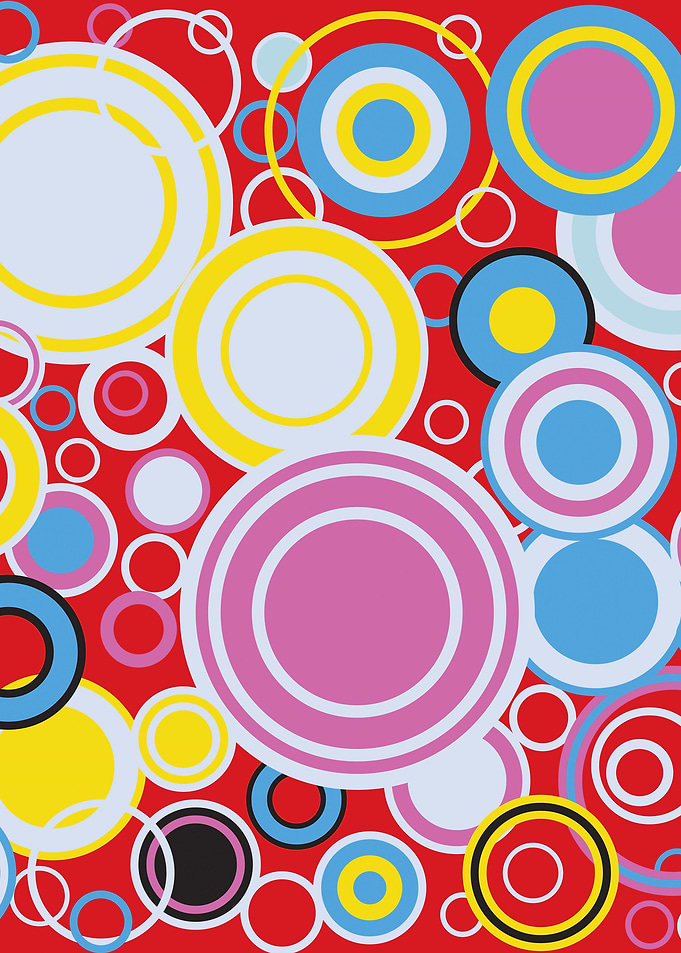 Pop Art Colour Circles