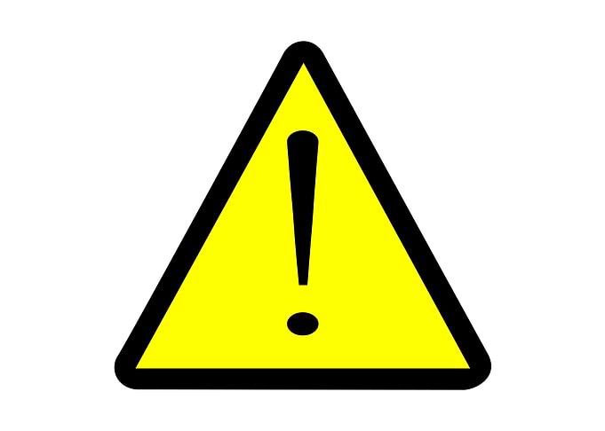 Exclamation Warning Sign