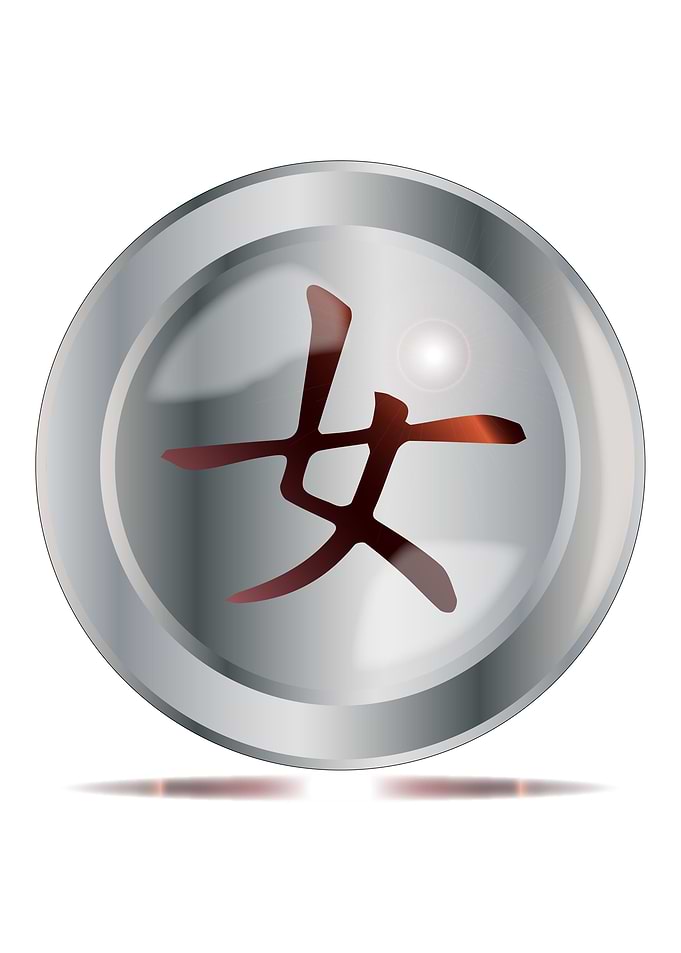 Woman Button