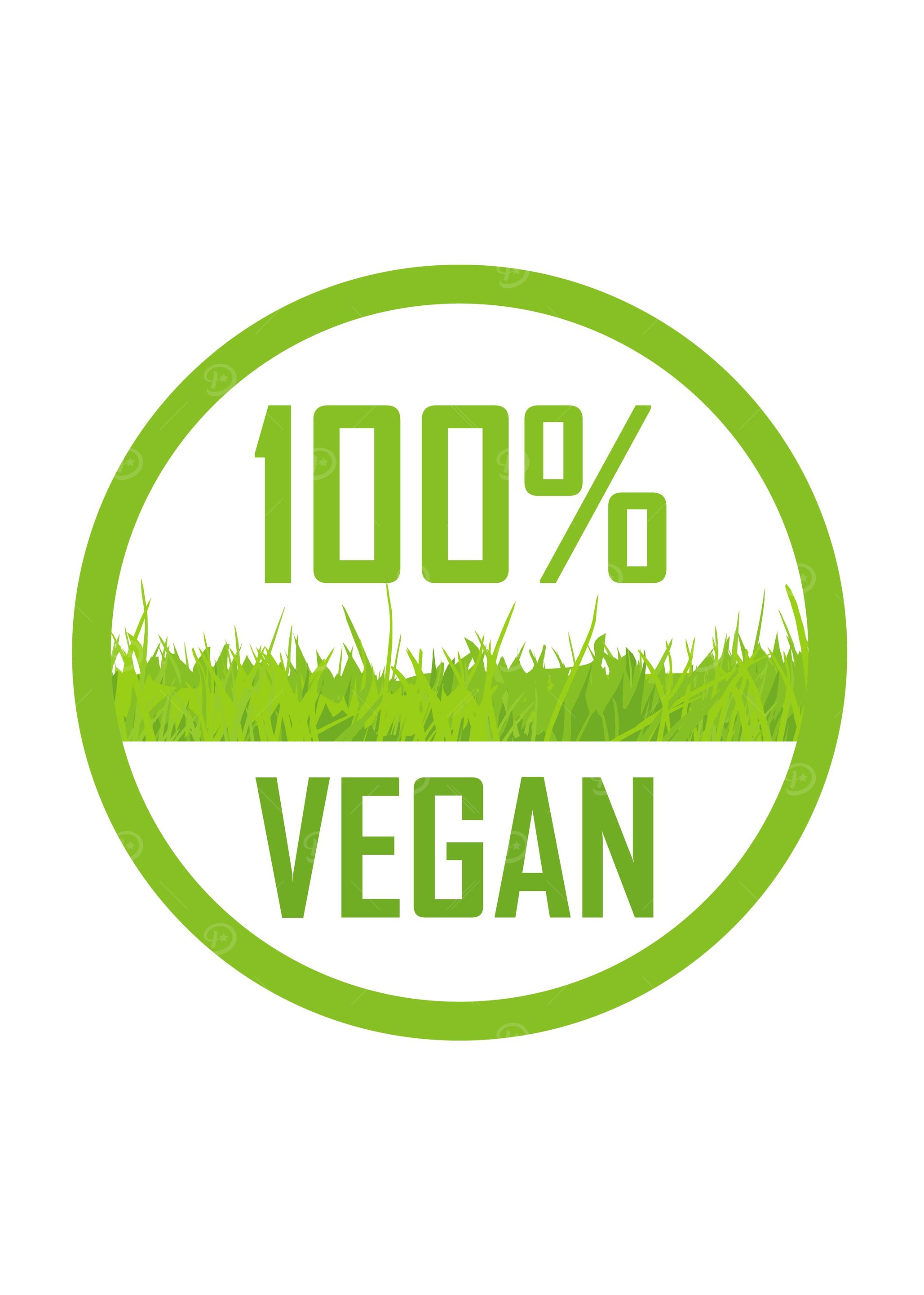 100 percent Vegan