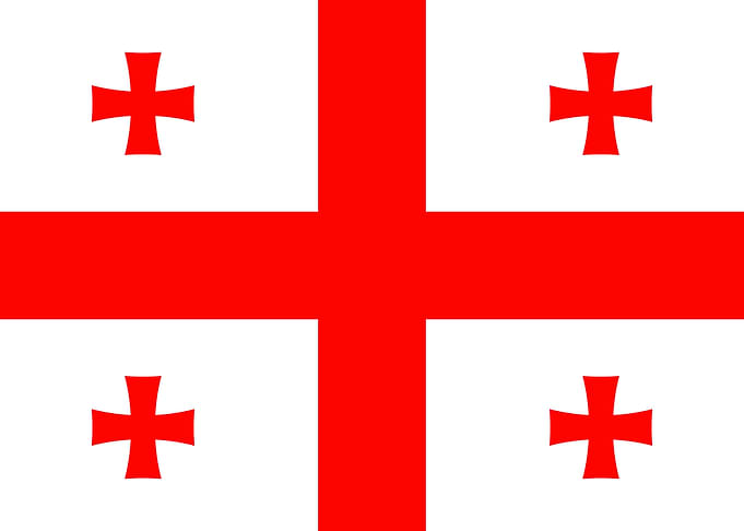 Flag Of Country Of Georgia