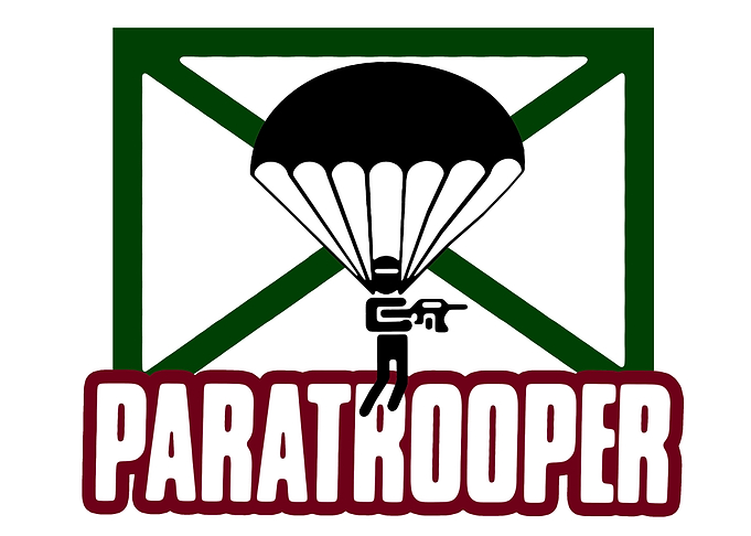 Tactical Paratrooper Sign