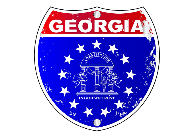 Georgia Interstate Sign