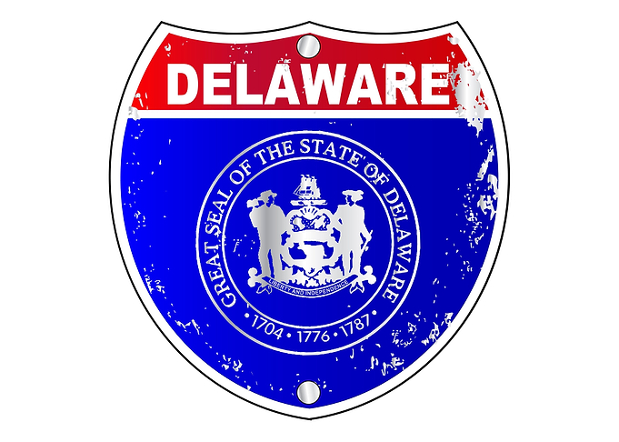 Delaware Interstate Sign