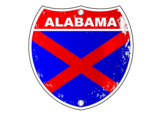 Alabama Interstate Sign