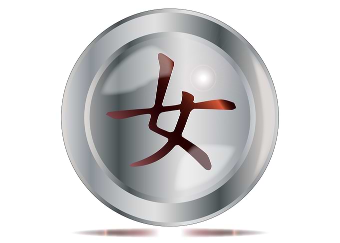 Woman Button
