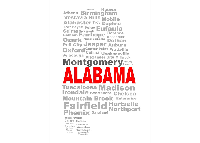 Alabama State Word Cloud