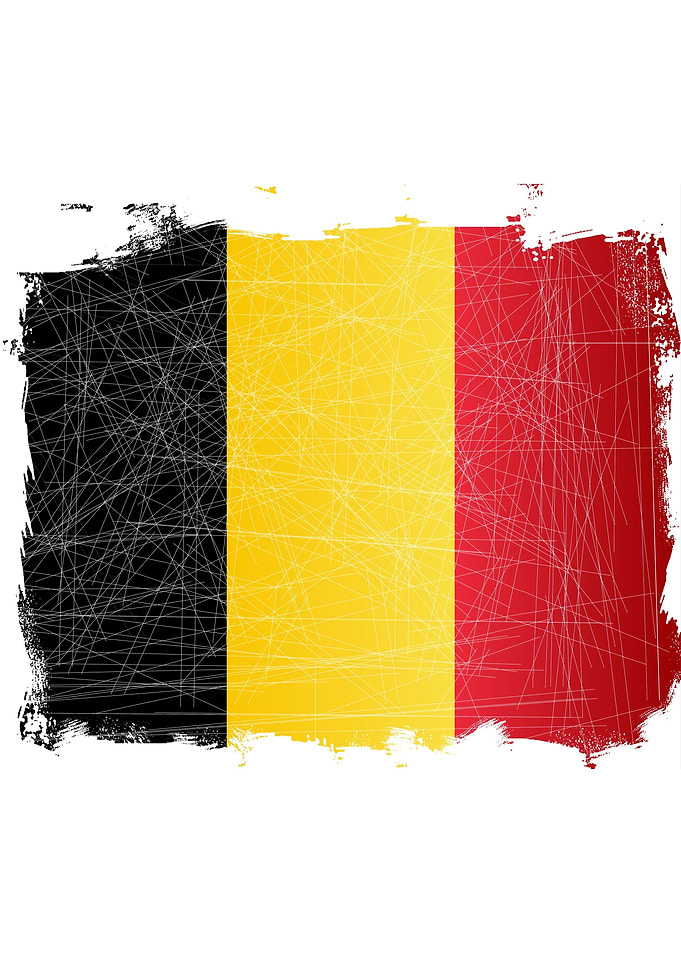 Belgian Grunge Flag