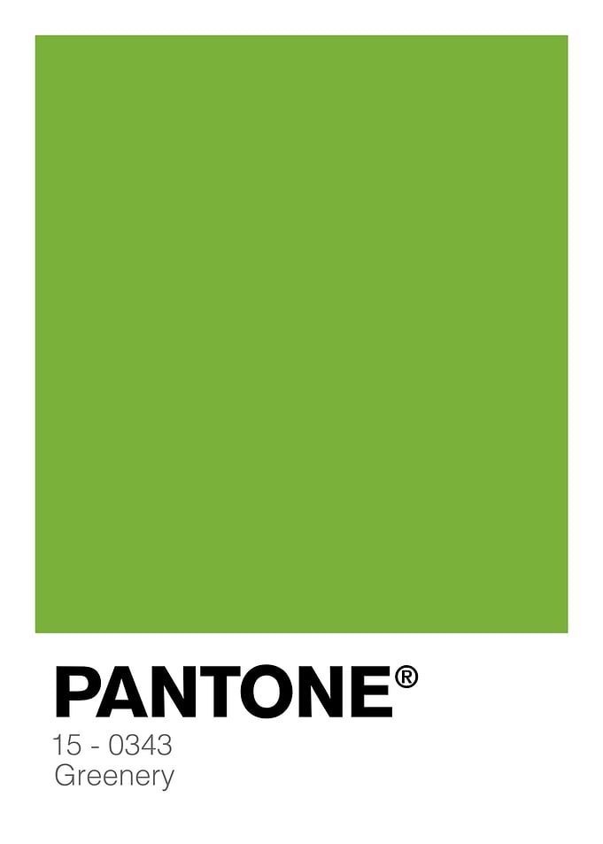 PANTONE Greenery