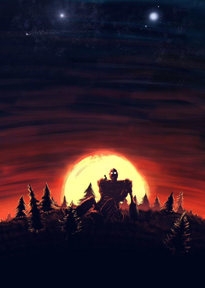 The Iron Giant Sunset