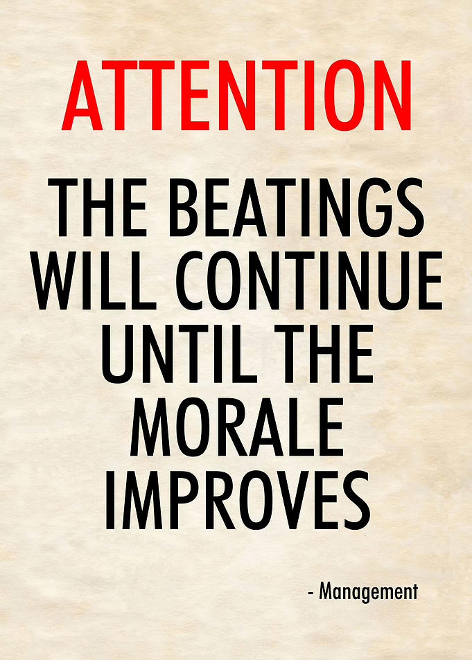 Morale Funny Office