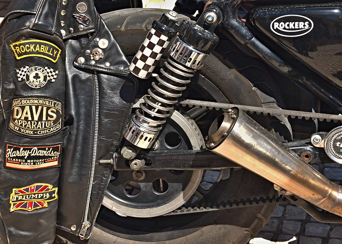Leather Jacket and Bike
