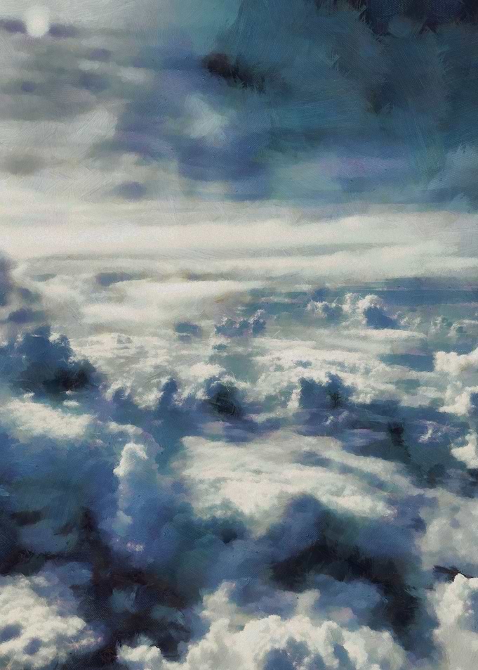 View over the clouds