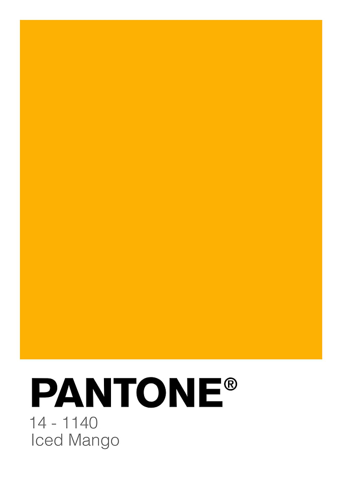 PANTONE Iced Mango