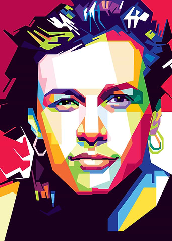 Jon Bonjovi in wpap style